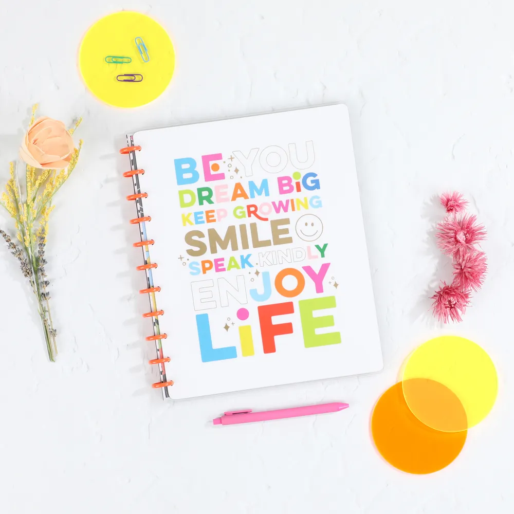 Happy Planner Joyful Expressions Big carnet pointillé 60 feuilles