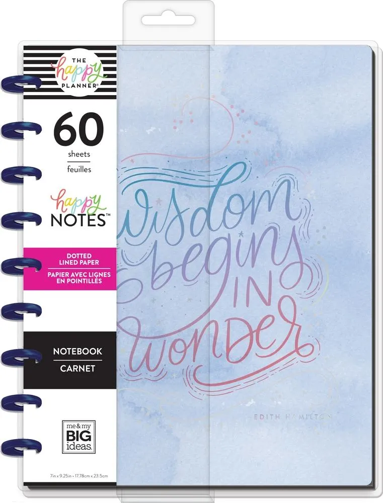 Happy Planner Wisdom & Wonder carnet disques Classic pointillé
