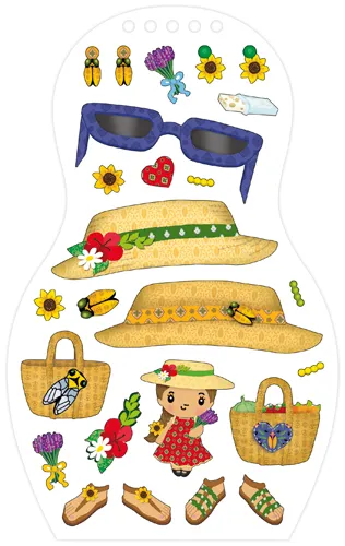 Frigobloc Minimiki Manon en Provence carnet créatif stickers