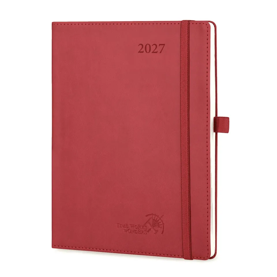 Poprun ACELO7-27 agenda semainier souple bordeaux 2027