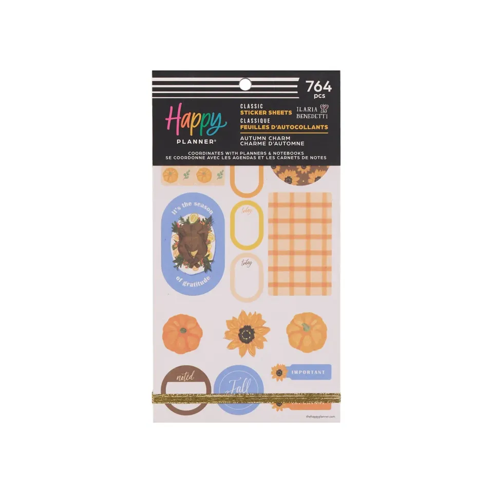 Me & my big ideas Autumn Charm autocollants Value Pack 764