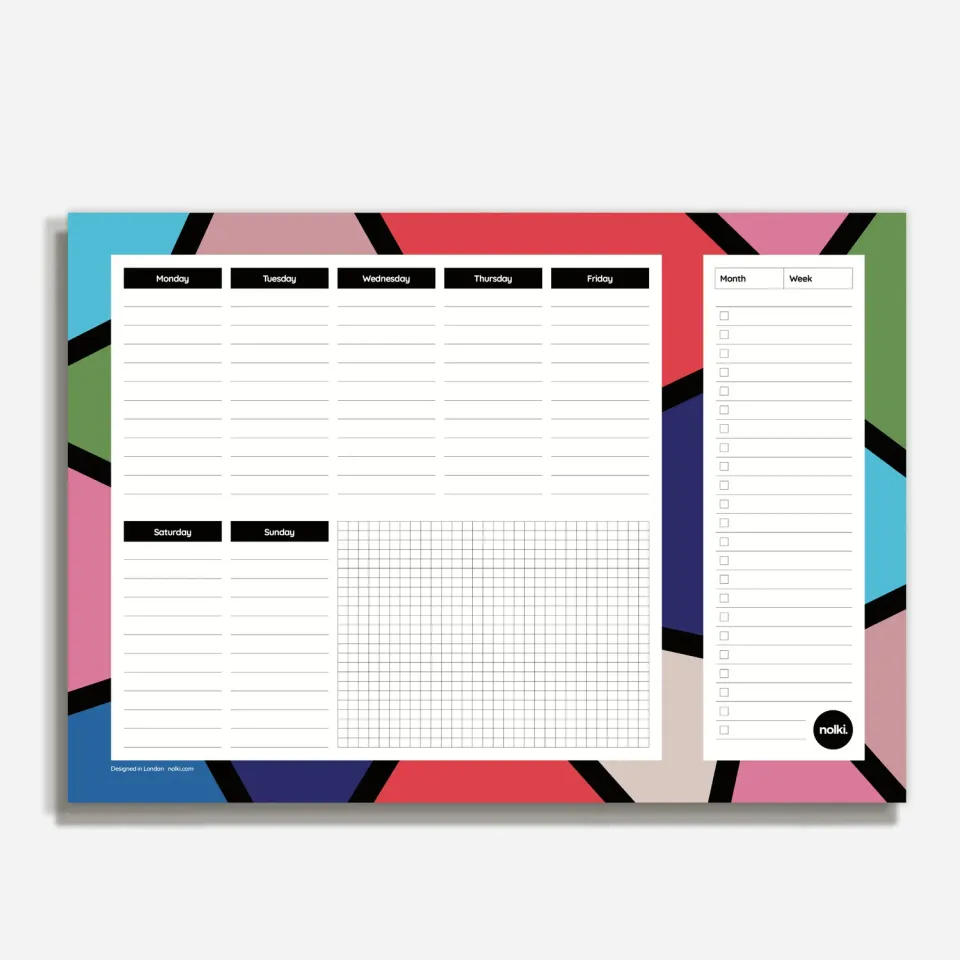 Nolki Aurora bloc-notes A4 50 feuilles quotidien