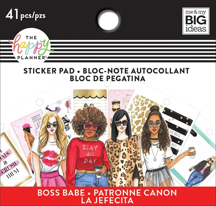 Me & My Big Ideas Rongrong Boss Babe mini stickers 31 pièces