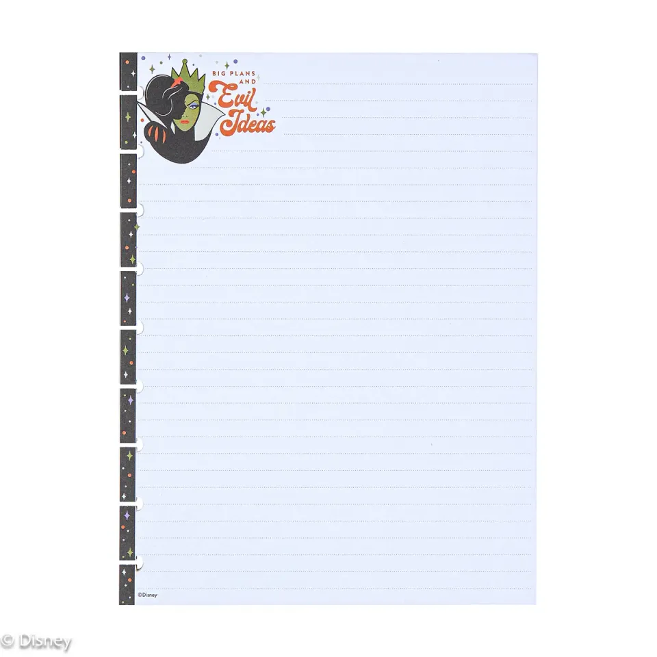 Happy Planner Disney Good vs Evil recharge papier Classic 40 feuilles pointillé