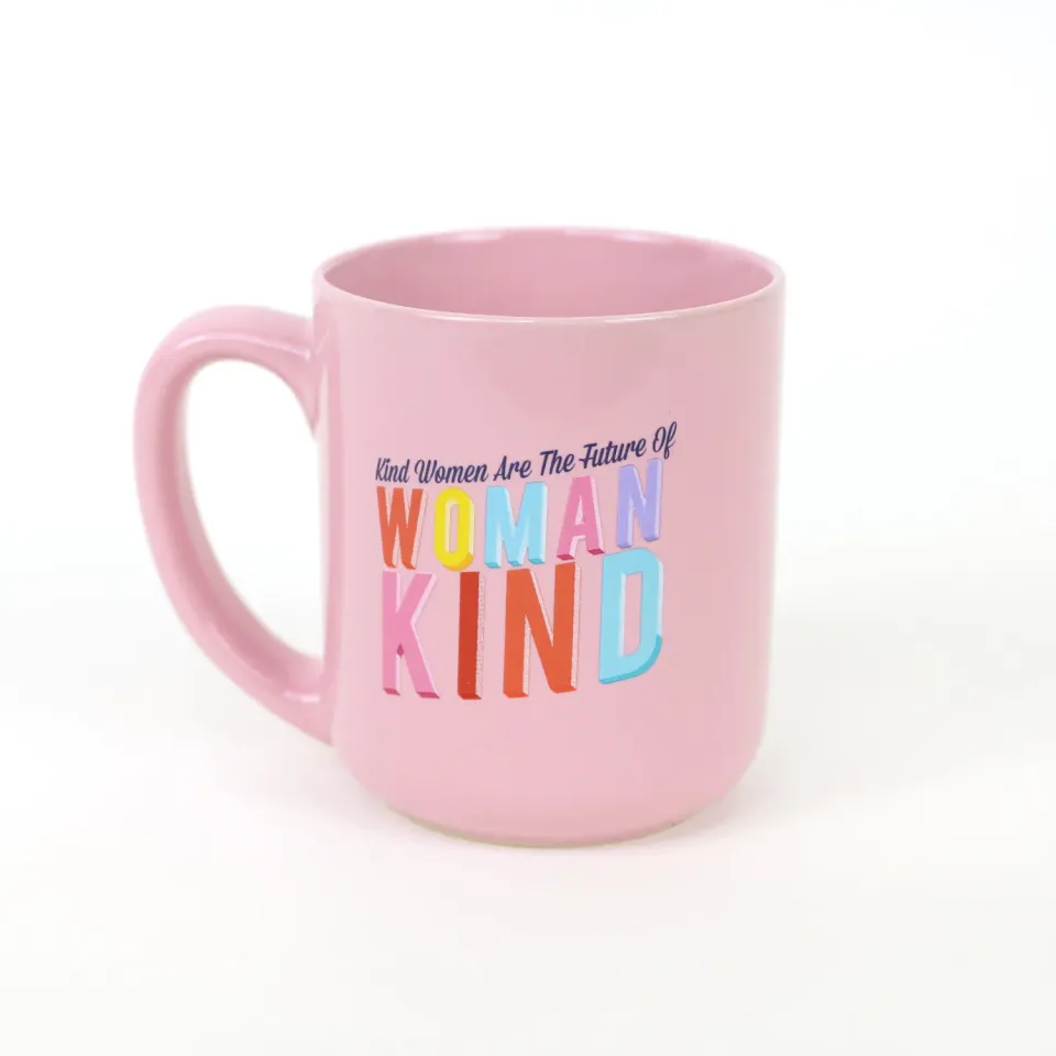 Me & my big ideas Womankind mug tasse message