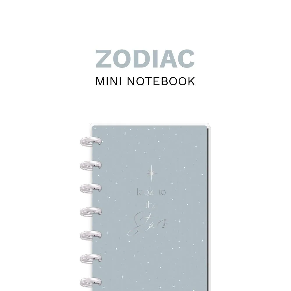 Happy Planner Zodiac Mini carnet ligné 60 pages pastel