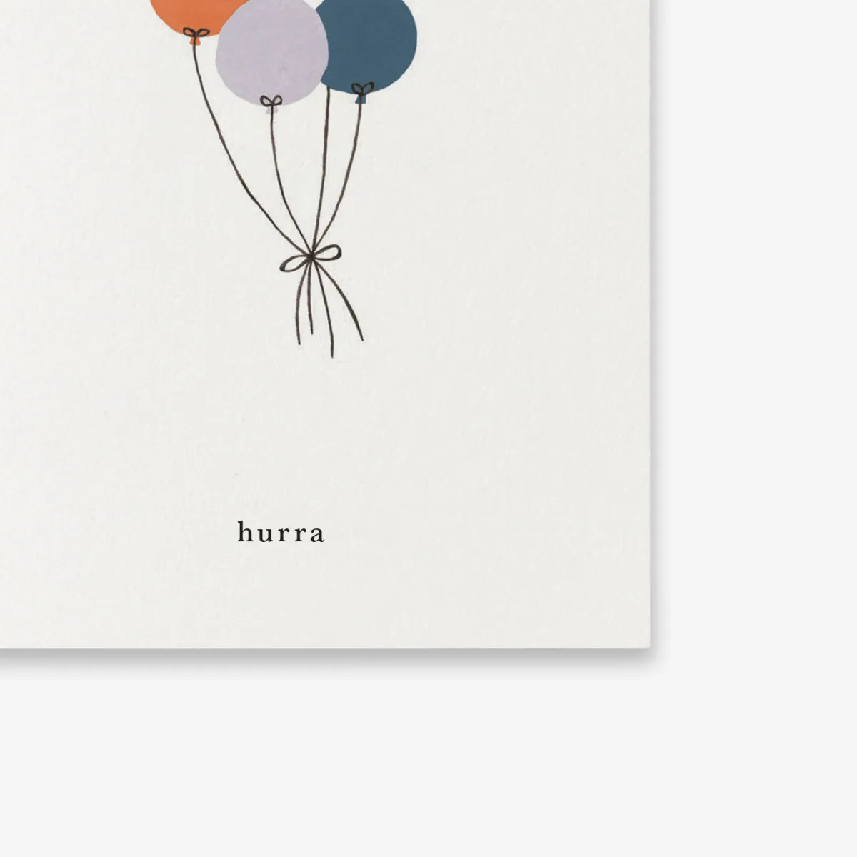 Kartotek Balloner Hurra petite carte A7 ballons