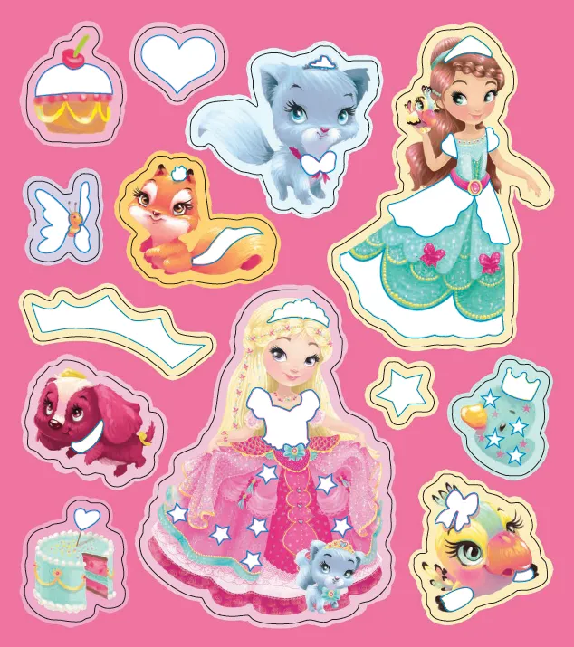 Frigobloc Mon atelier paillettes Princesses coffret créatif