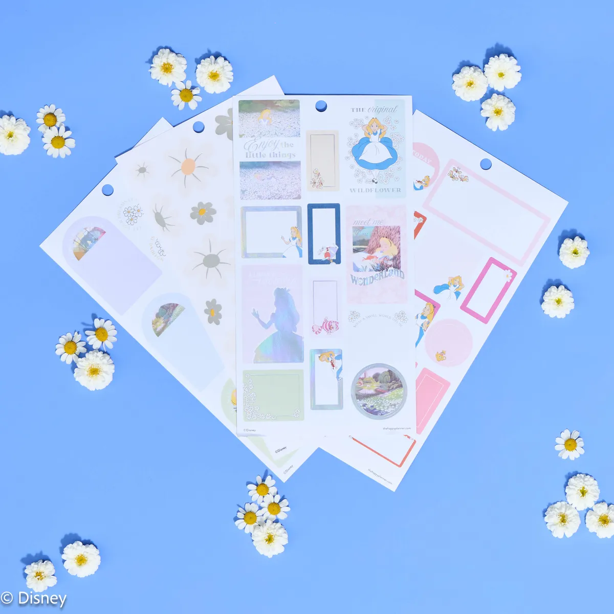 Happy Planner Alice Curious stickers Classic 508 Disney