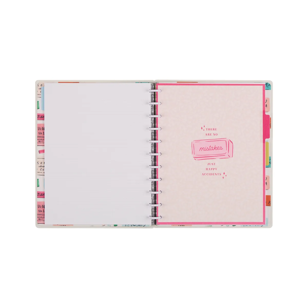 Happy Planner Pawsitive Teacher carnet Big pointillé ligné 60 feuilles