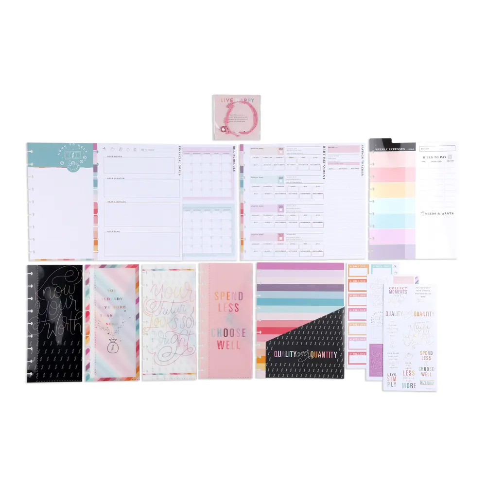 Happy Planner Save Now Spend Later compagnon budget Classic