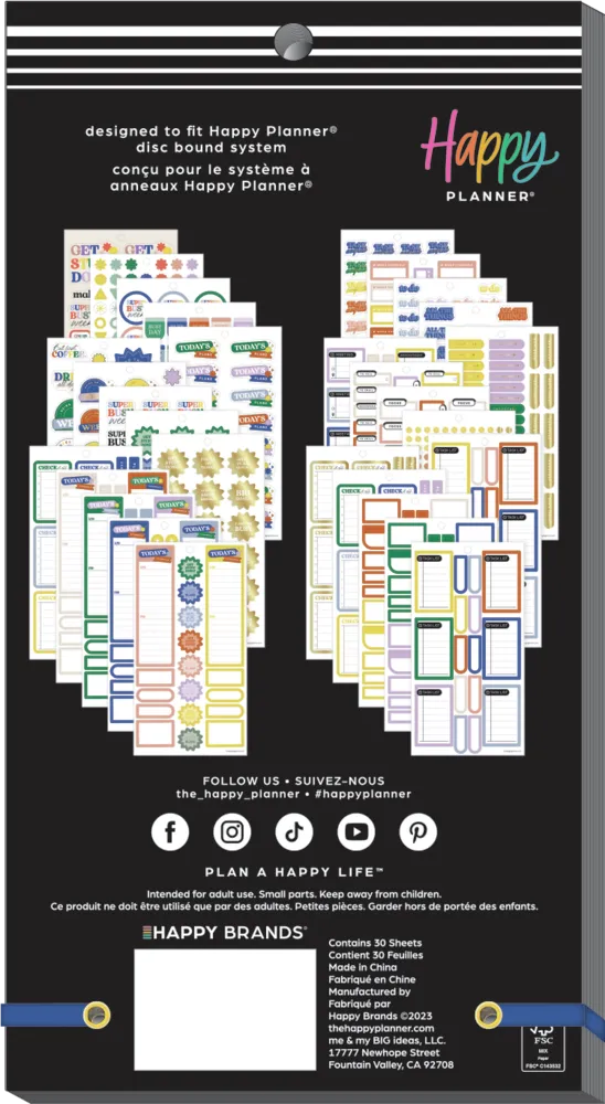 Happy Planner Everybody's Business Value Pack stickers 1075 business