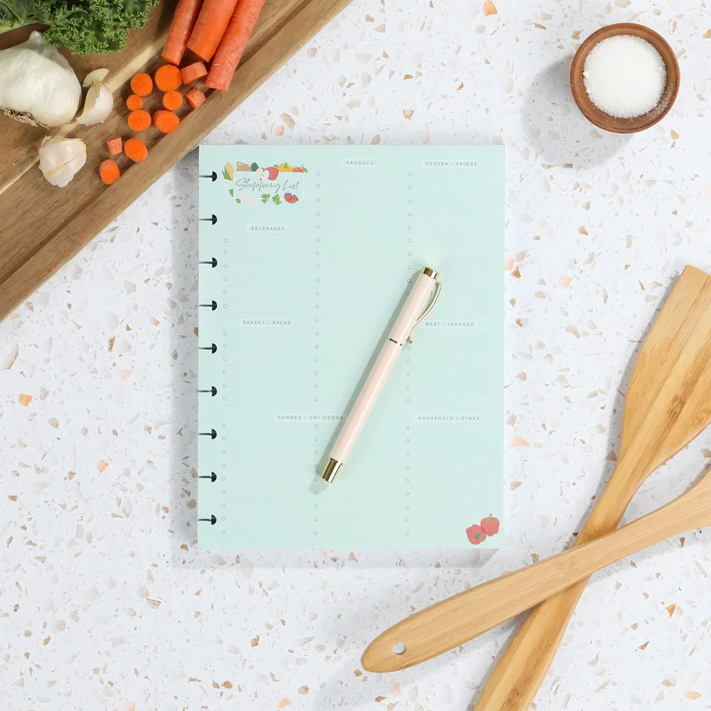 Happy Planner Cooking 101 Classic bloc notes 100 feuilles courses