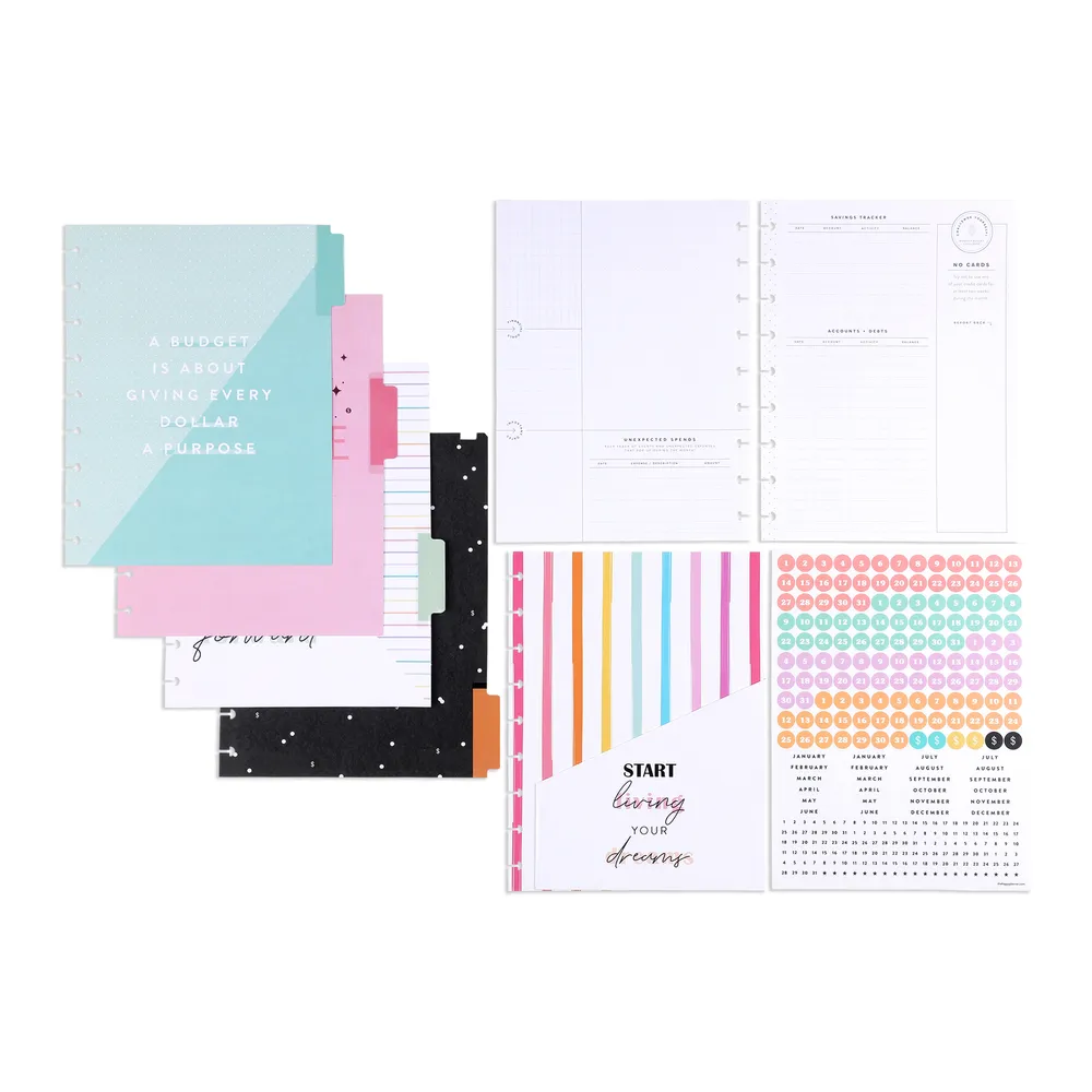 Happy Planner Bright Budget extension recharge Classic