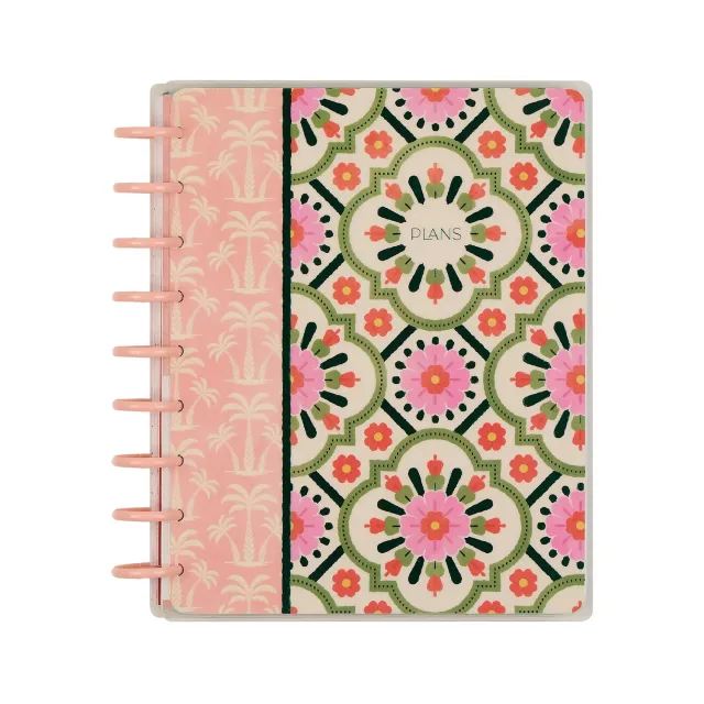 Happy Planner Palm Beach agenda non daté Classic checklist 12 mois