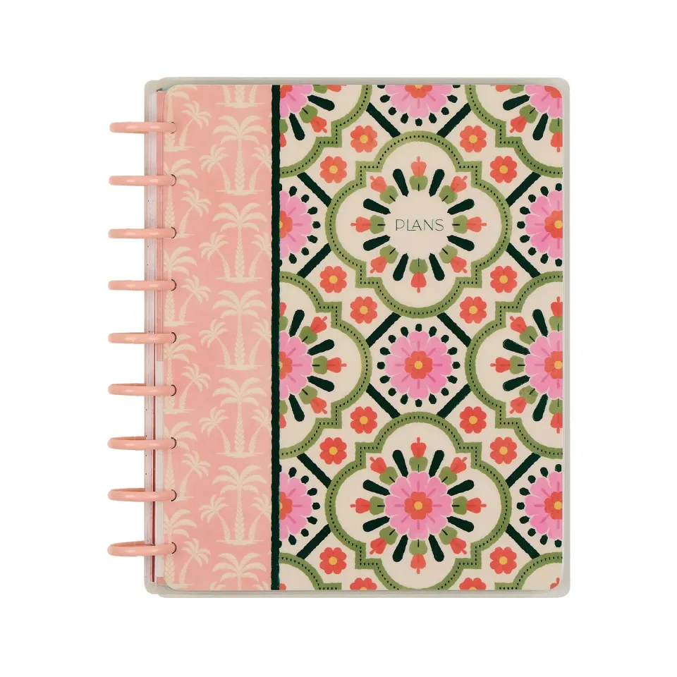 Happy Planner Palm Beach agenda non daté Classic checklist 12 mois