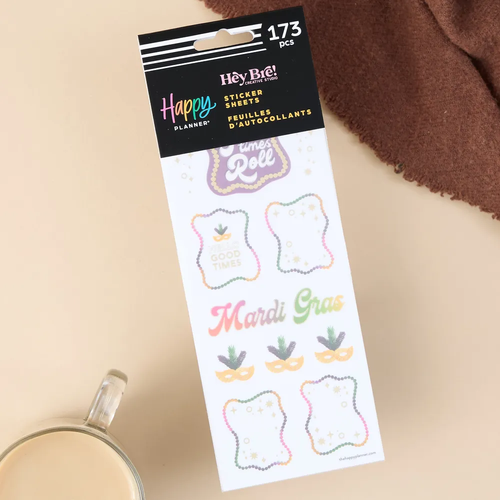 Happy Planner Seasons of Joy stickers saisonniers 8 planches