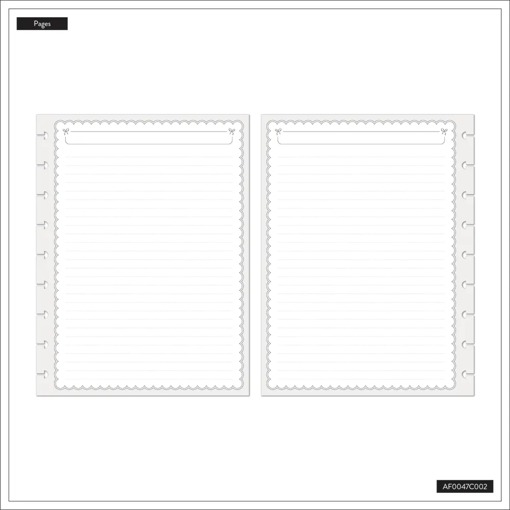 Happy Planner Sweet & Simple papier recharge Classic pointillé