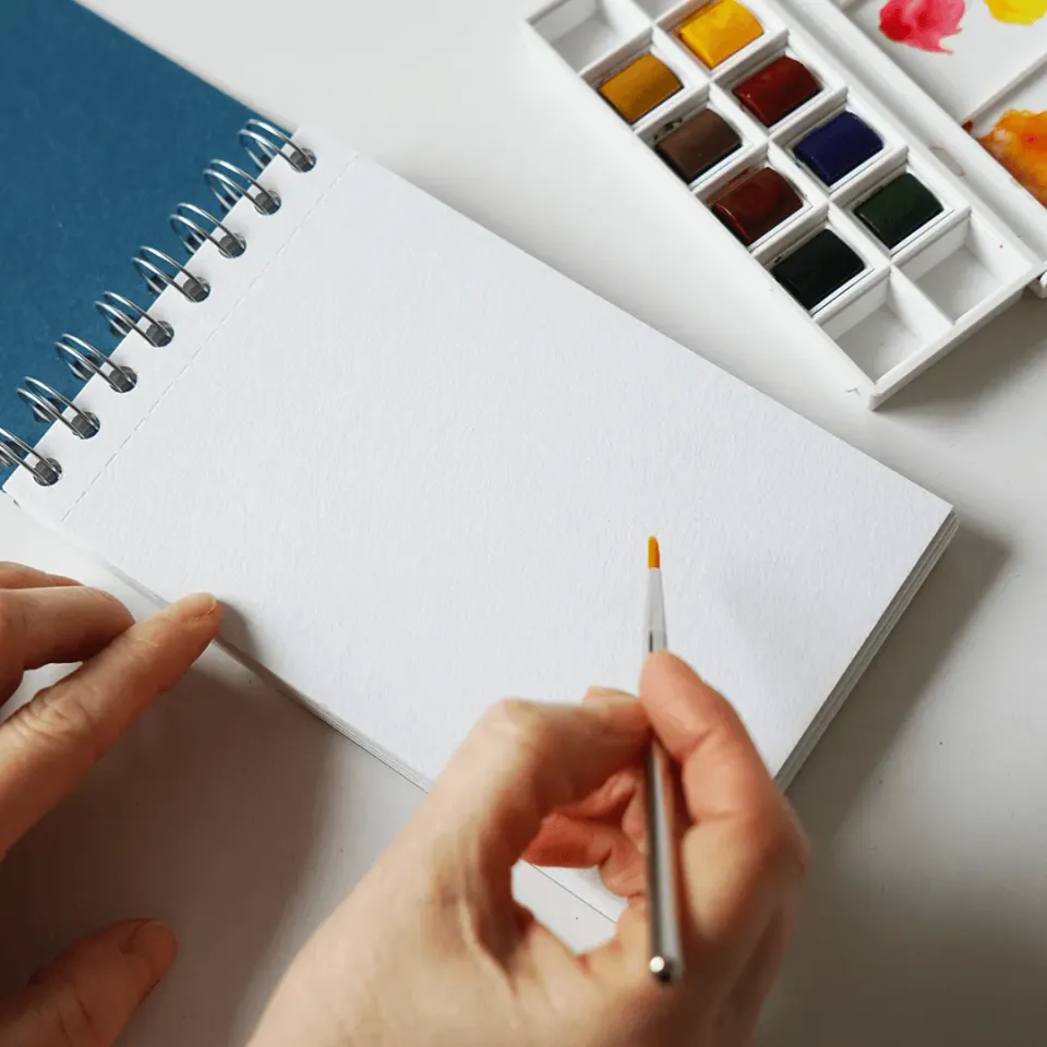 My365 Premium carnet aquarelle carte postale 300 g/m²