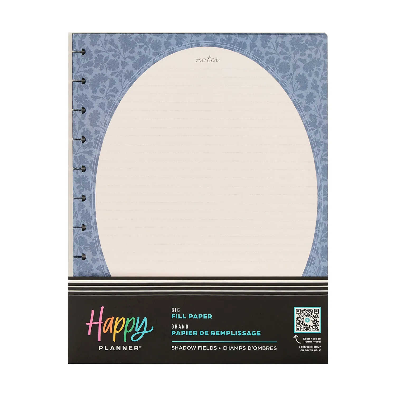 Happy Planner Shadow Fields recharge Big pointillé ligné 40