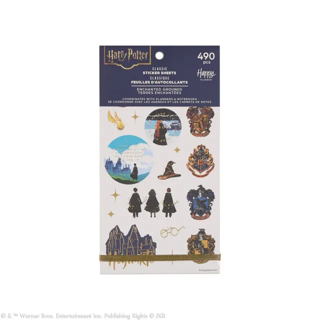 Happy Planner Harry Potter Enchanted Grounds stickers 486