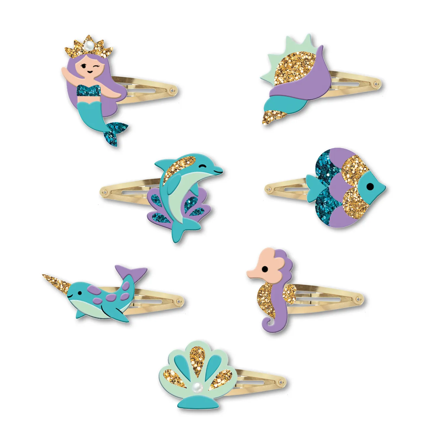 Frigobloc Mon semainier créatif barrettes Sirène 7 barrettes