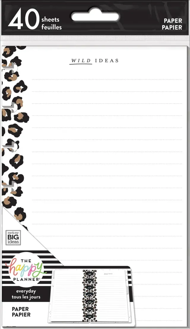 Me & my big ideas Happy Leopard papier recharge Mini 40 feuilles