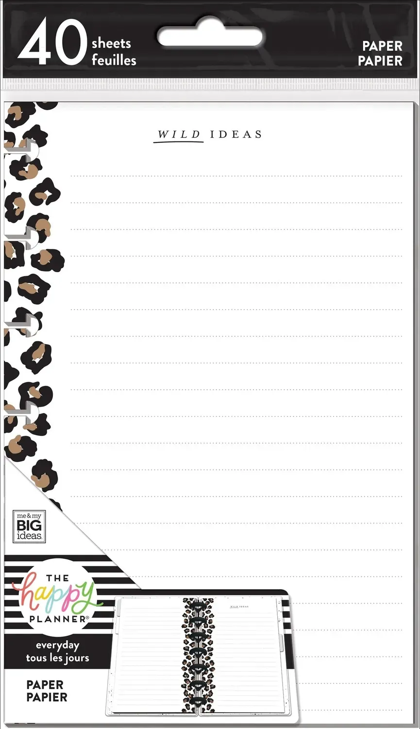 Me & my big ideas Happy Leopard papier recharge Mini 40 feuilles