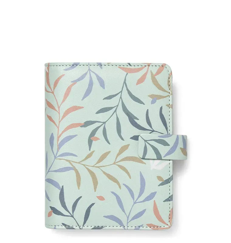 Filofax Botanical organiseur pocket vert menthe à anneaux