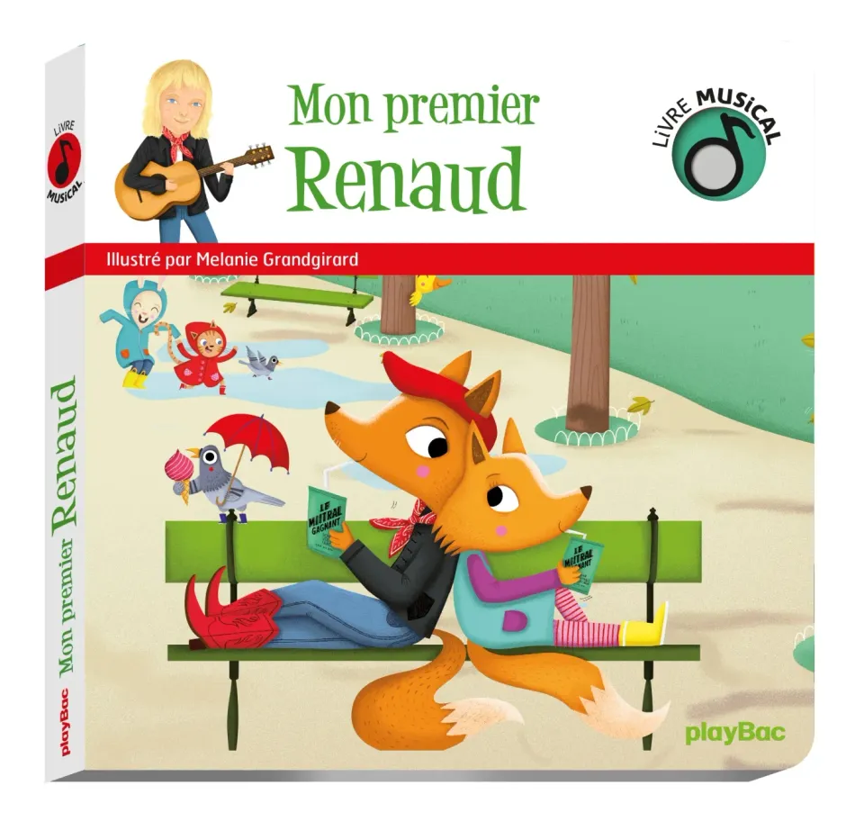 Mon premier Renaud livre musical bébé 5 chansons