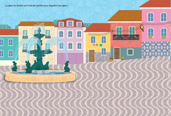 Minimiki Ma ville à décorer Rosa à Lisbonne stickers