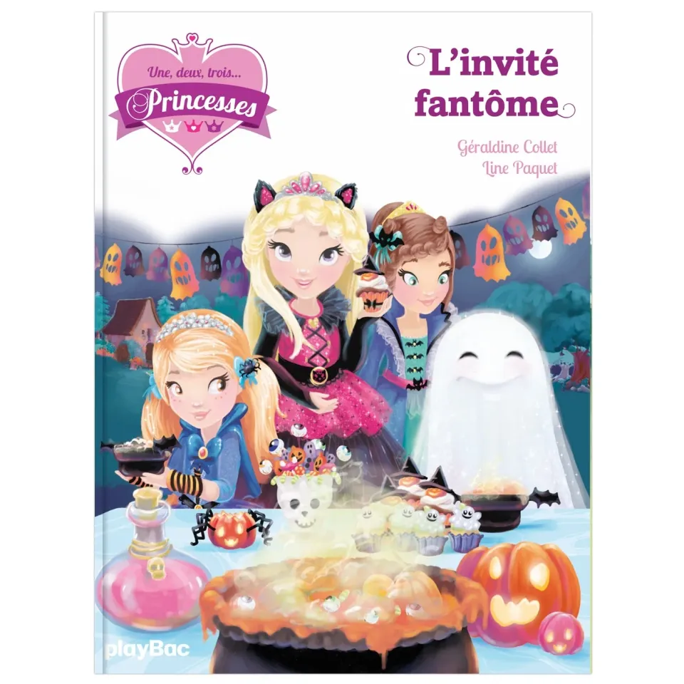 Une deux trois Princesses Tome 3 L'invité fantôme roman 6 ans