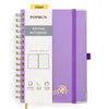 Poprun WH145D bullet journal pointillé violet spirale