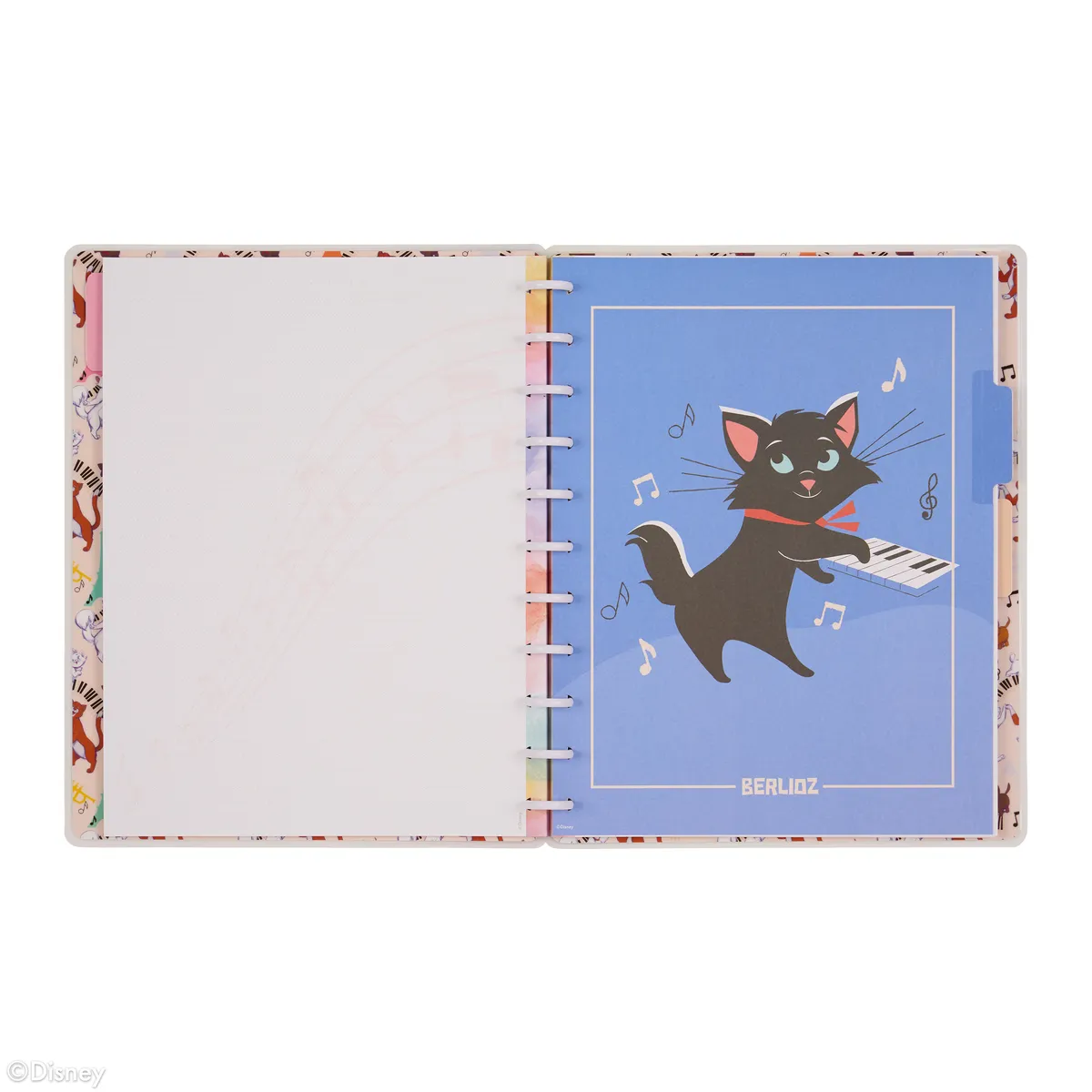 Happy Planner Disney Aristocats Big carnet 60 feuilles ligné pointillé