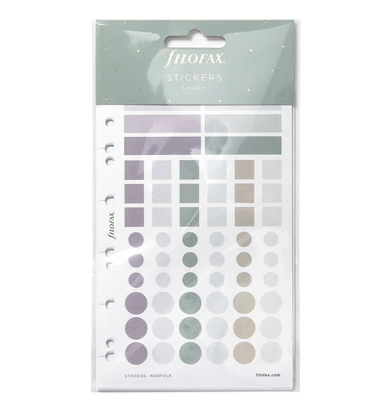 Filofax Norfolk autocollants 387 stickers repositionnables