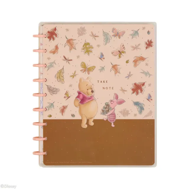 Happy Planner Winnie Pooh carnet ligné pointillé classic 60 feuilles