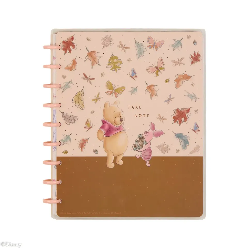 Happy Planner Winnie Pooh carnet ligné pointillé classic 60 feuilles