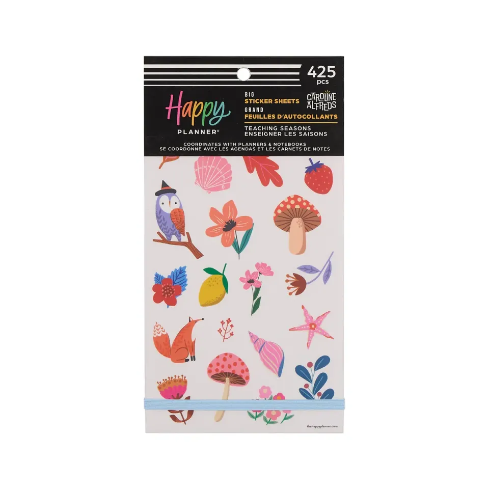 Happy Planner Teaching Seasons Big stickers 425 autocollants