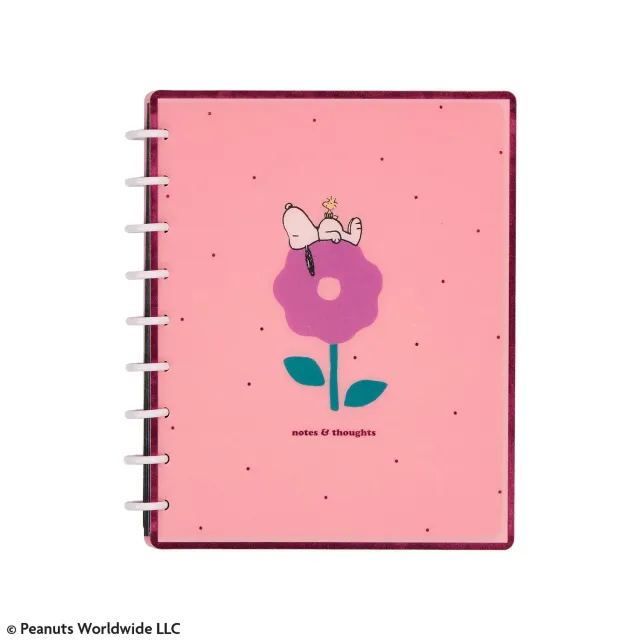 Happy Planner Peanuts Snoopy carnet pointillé Classic 60 feuilles