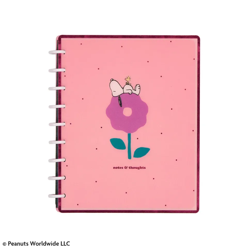 Happy Planner Peanuts Snoopy carnet pointillé Classic 60 feuilles