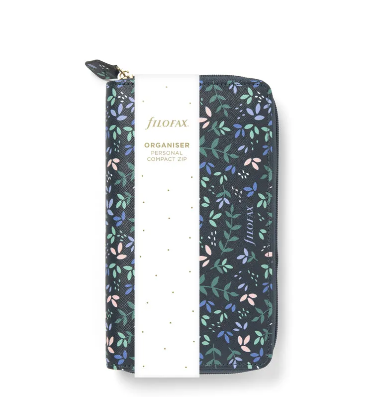 Filofax Garden organiseur Personal compact zip Dusk
