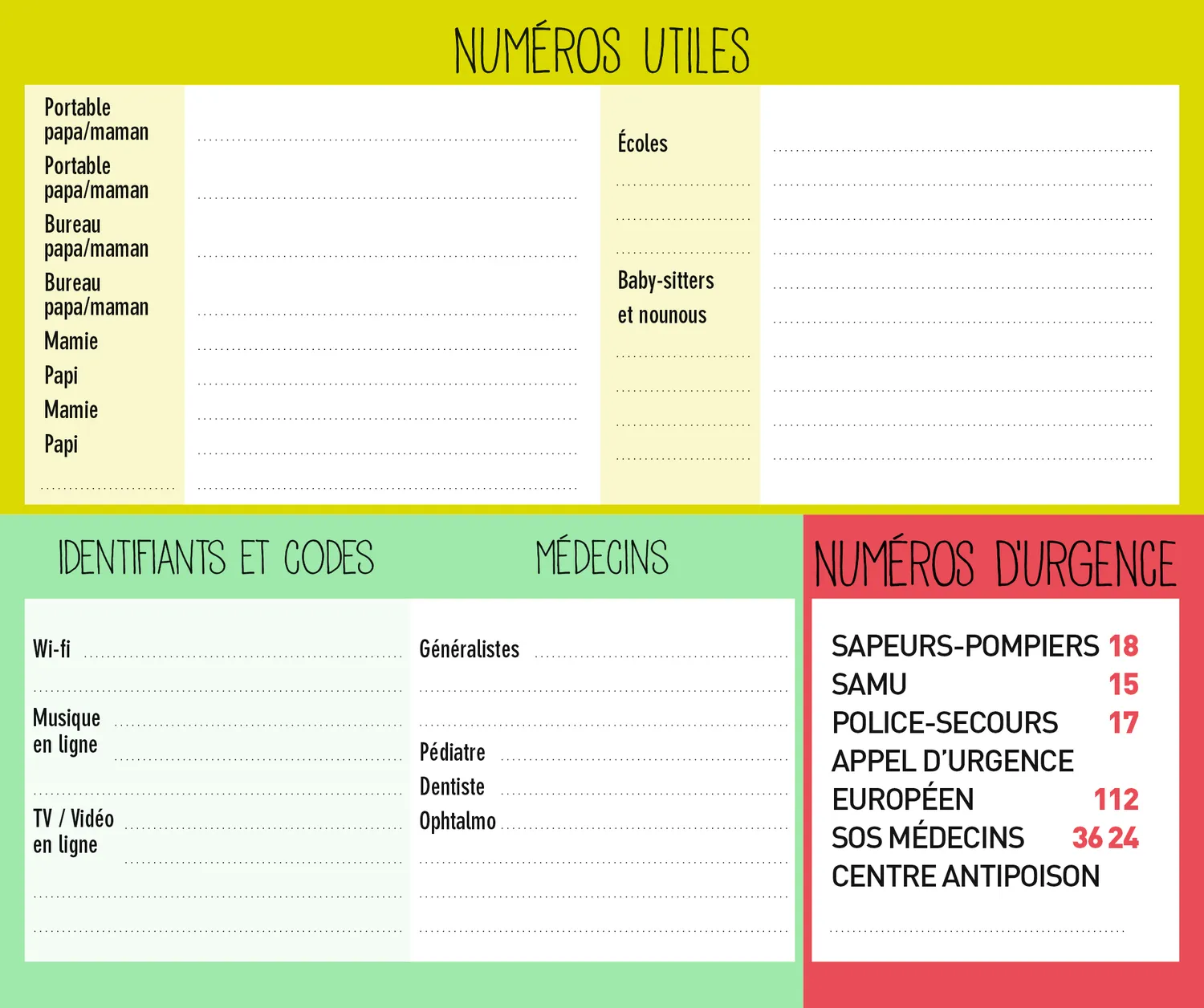 Frigobloc Hebdomadaire 2024 Chats calendrier familial aimanté 16 mois