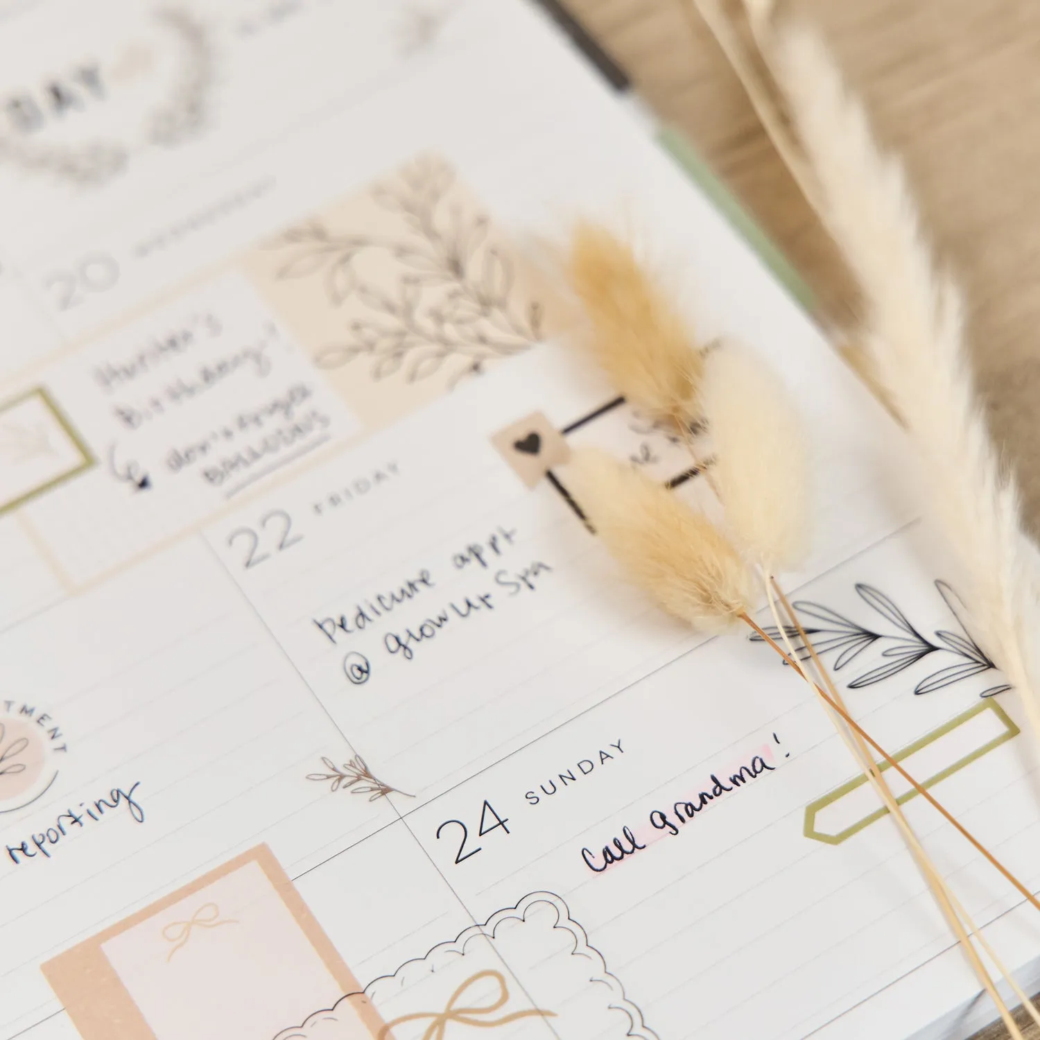 Happy Planner Heritage Charm Big agenda dashboard 2026 12 mois
