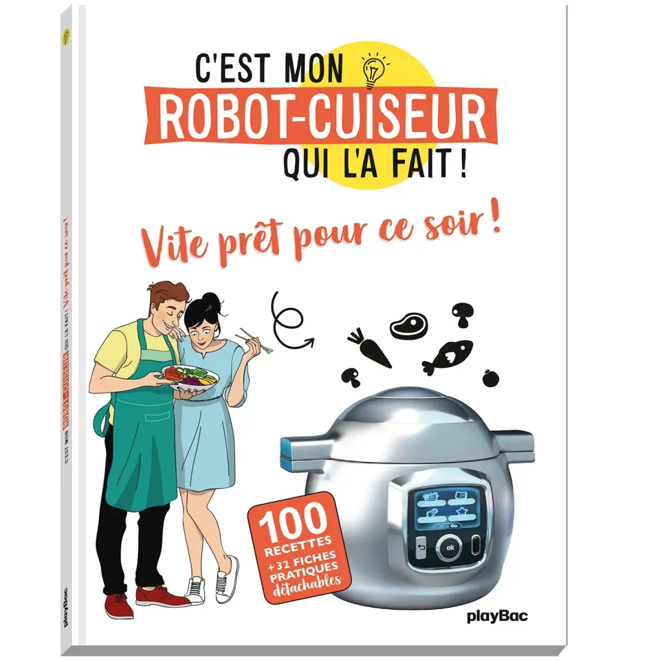 Frigobloc Robot cuiseur plats du soir livre 80 recettes