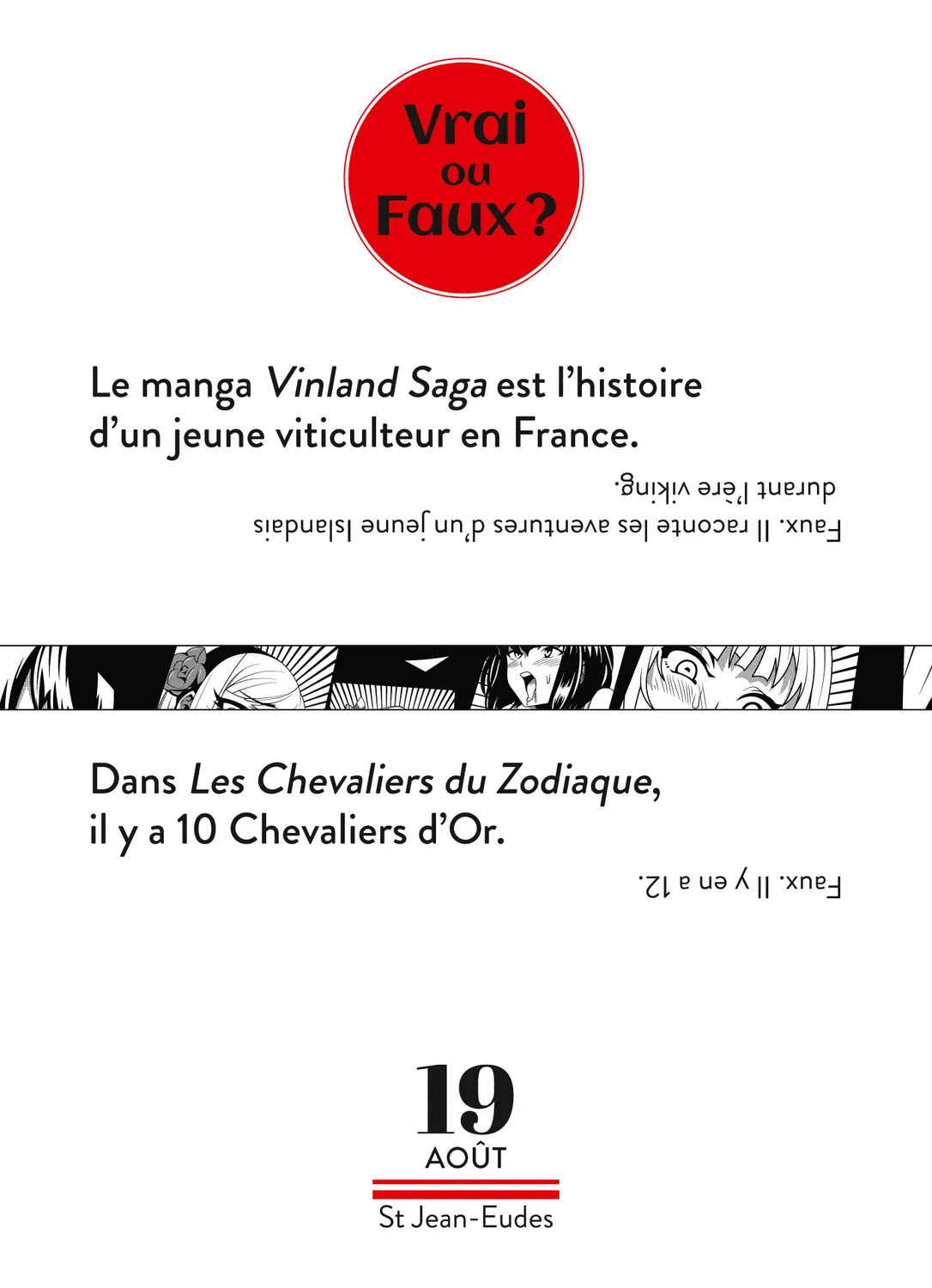 Année à Bloc 100% Manga calendrier 365 jours quiz anecdotes