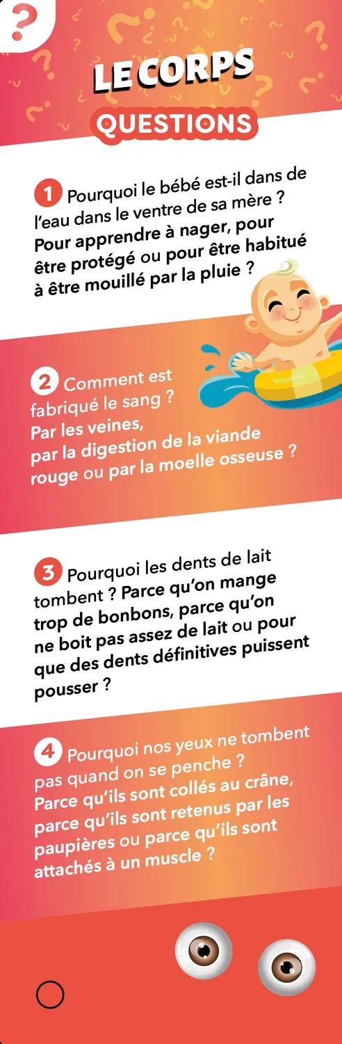 Les Incollables Éventail Passion Pourquoi Comment quiz