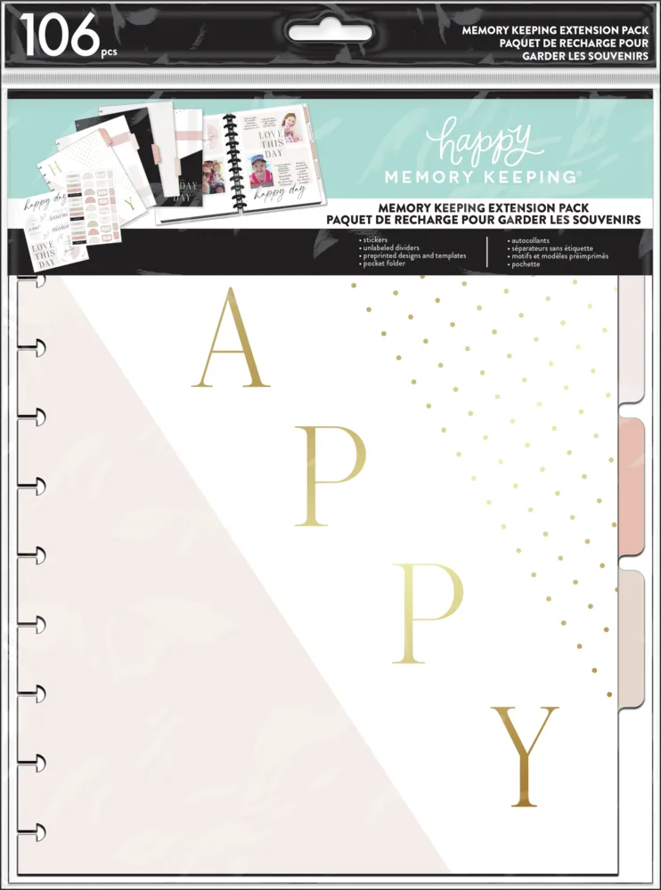 Happy Memory Keeping Love This Moment recharge Big journal