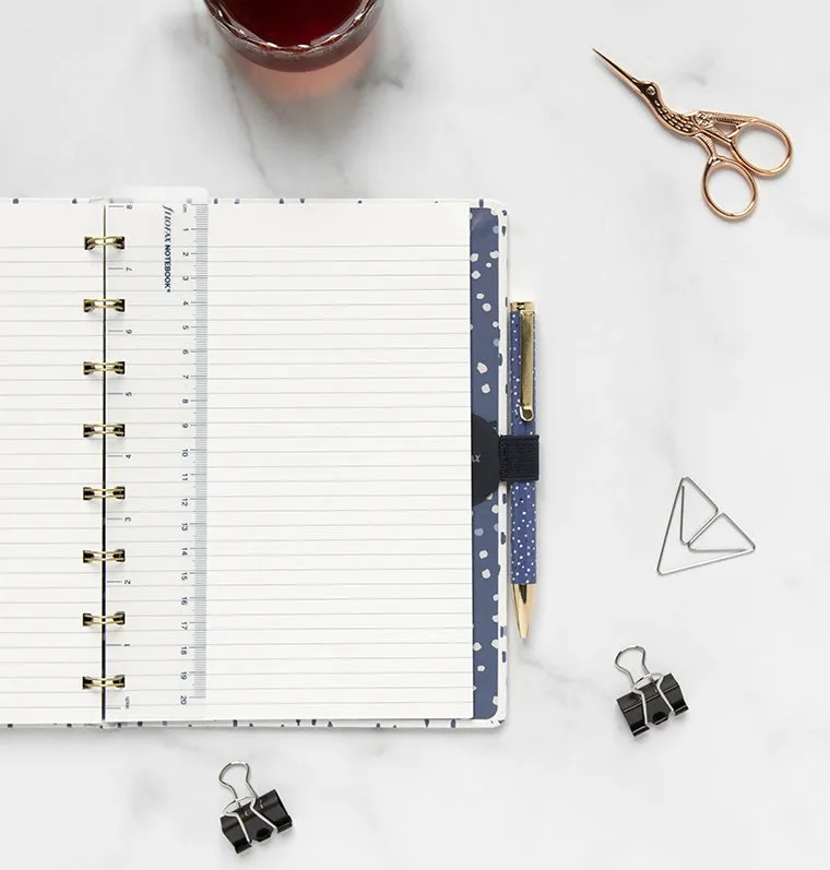 Filofax Classic boucle porte-stylo adhésive anthracite