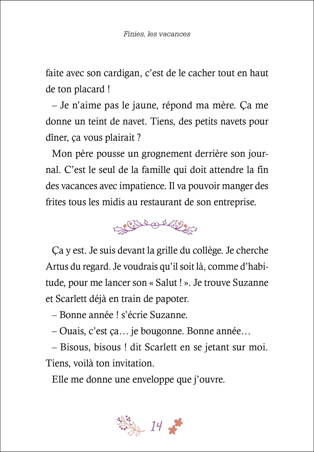 Moi Pénélope 4 Vous avez dit bonne année roman 8-12 ans
