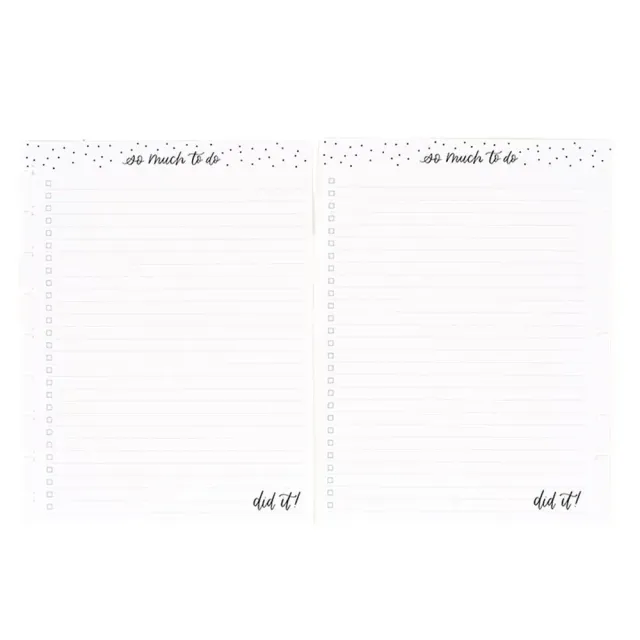 Happy Planner Checklist Classic recharge papier ligné 40 feuilles